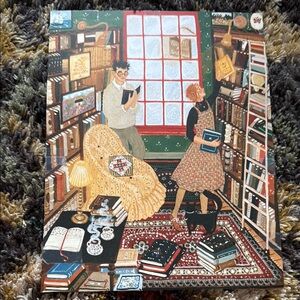 Lore Pemberton Quill and Parchment Winter Library Print